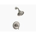 Kohler Devonshire(R) Rite-Temp(R) Shower Valve Trim With Lever Handle And 2.5 Gpm Showerhead TS396-4-BN